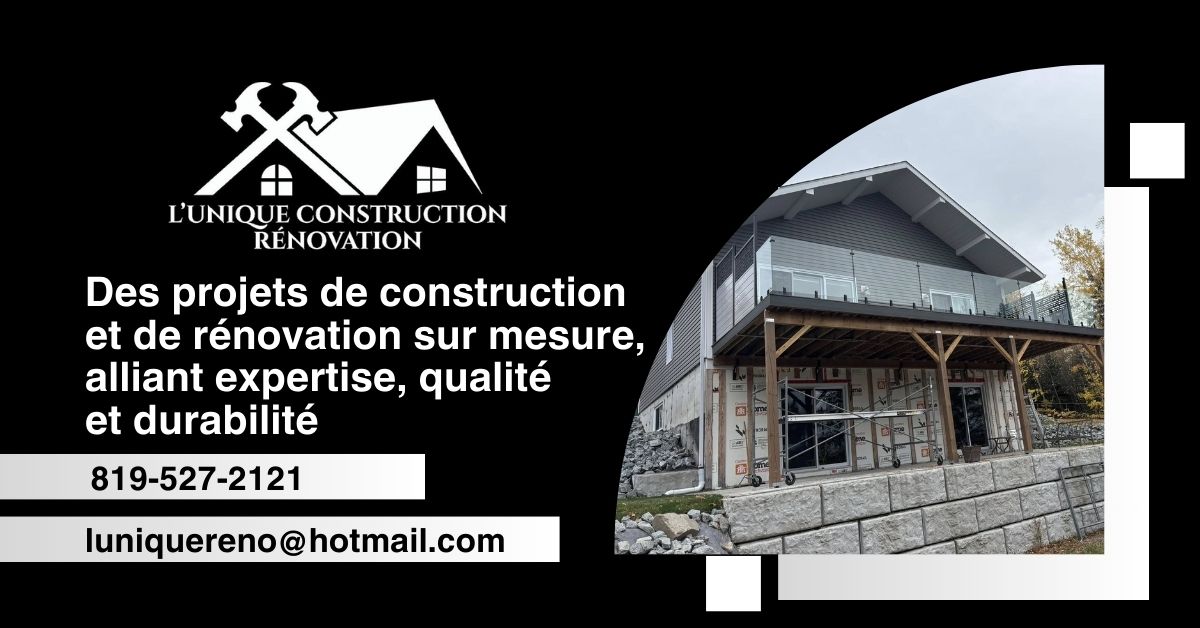 Lunique construction renovation