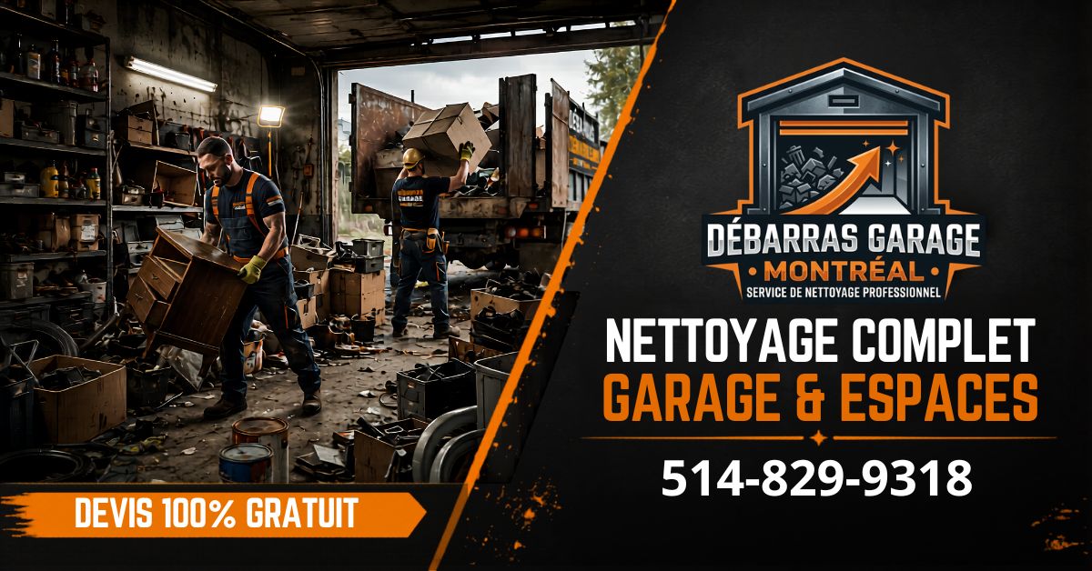 Debarras Garage Montreal 
