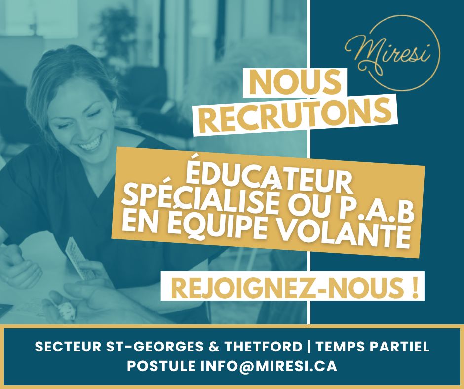 Emploi éducateur spécialisé ou P.A.B