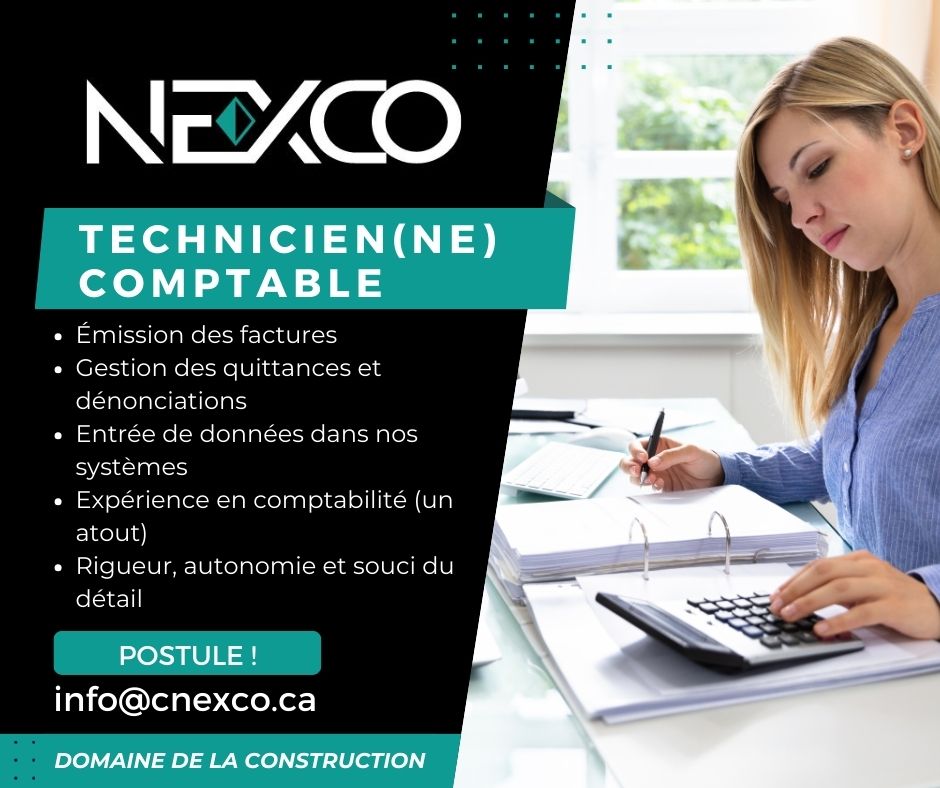 Emploi Technicien(ne) comptable 